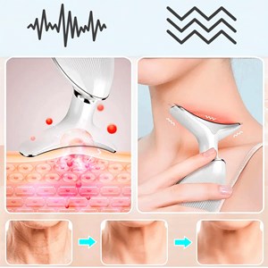 Appareil de massage anti-rides pour le visage avec 3 modes d'utilisation, ems.