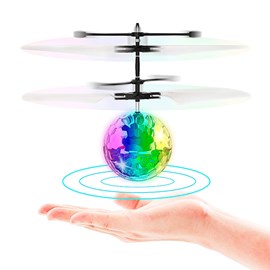 Boule volante de lumière à induction intelligente. Capteurs ir de suivi.