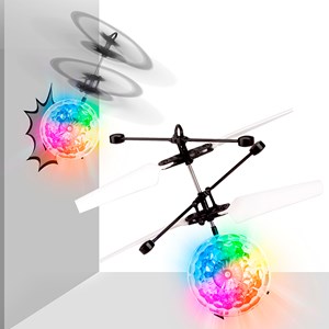 Boule volante de lumière à induction intelligente. Capteurs ir de suivi.