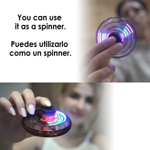 Flying spinner avec lumières led.
