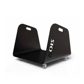 Range-bûches d'intérieur - 50cm - bois noir