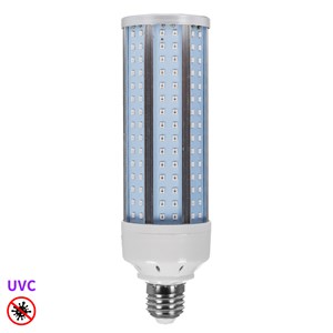 Lampe led uvc germicide + ozon avec douille e27 et télécommande.