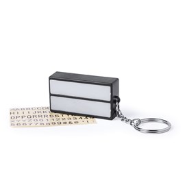 Porte-clés kadilar de lumière lightbox avec corps rétro-éclairé.
