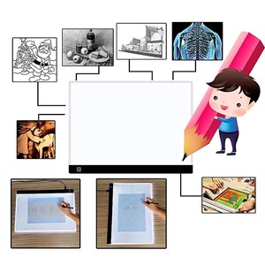 Table à dessin led rétroéclairée taille a3