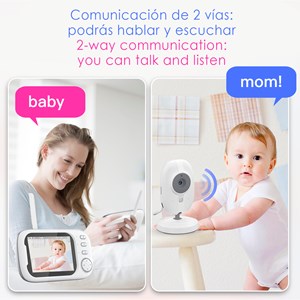 Caméra vb603 pro babyphone hd 720p, avec écran autonome de 3,5.