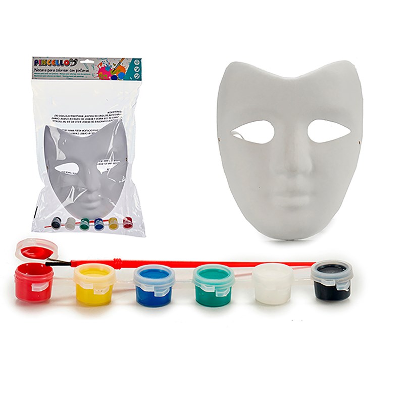 Masque d'artisanat pour enfants avec peinture.