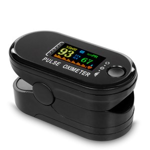 Pulsomètre numérique avec moniteur cardiaque sans fil et oxymètre.