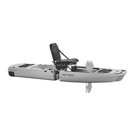 Kayak de pêche modulable une place- gris