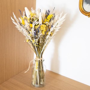 Bouquet de fleurs séchées lavande