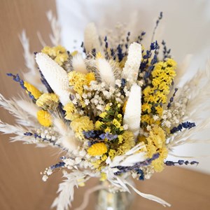 Bouquet de fleurs séchées lavande
