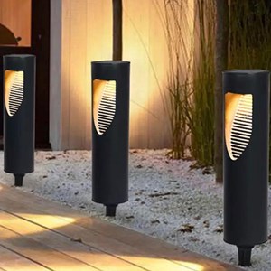 Lot de 6 balises solaires à piquer noir grilly