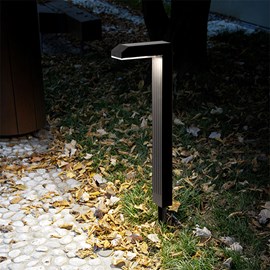 Lot de 4 potelets solaires à piquer noir torly