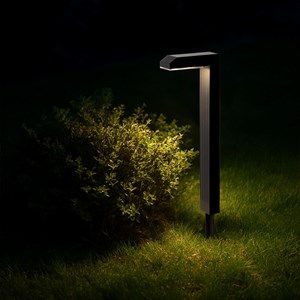 Lot de 4 potelets solaires à piquer noir torly