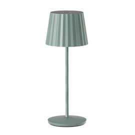 6 lampes avec plateau de chargement vert abby