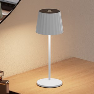 6 lampes avec plateau de chargement blanc abby