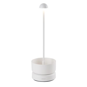Lampe de table sans fil blanc basket