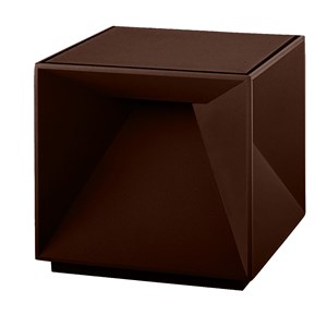 Lampe de chevet sans fil marron cubox