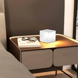 Lampe de chevet sans fil blanc cubox mini