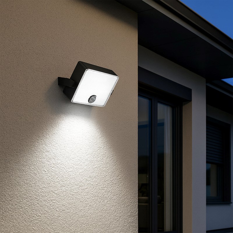 Lumisky - Projecteur solaire orientable noir flicky