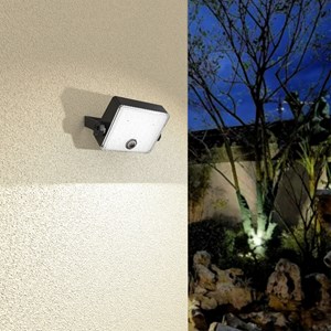 Projecteur solaire orientable noir flicky