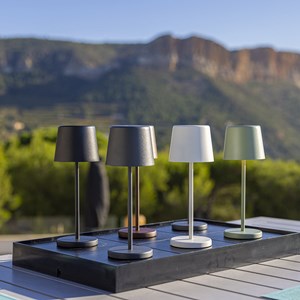 Socle de chargement 6 lampes noir plate