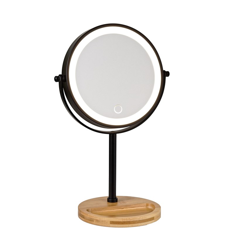 Miroir grossissant sur pied lumineux x10
