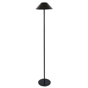 Lampadaire solaire noir nerio