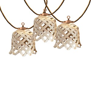 Guirlande solaire hybride beige noya