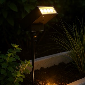 Spot solaire projecteur noir soltek