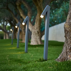 Potelet solaire noir soltek