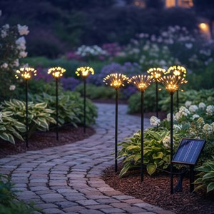 Lot de 5 piques solaires à piquer noir yogy pick