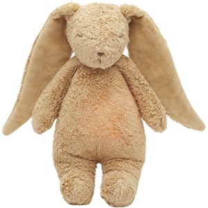 Peluche veilleuse lapin nature bio avec sons & lumières cappuccino 2.0