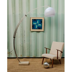 Julien, le lampadaire chromé n°254