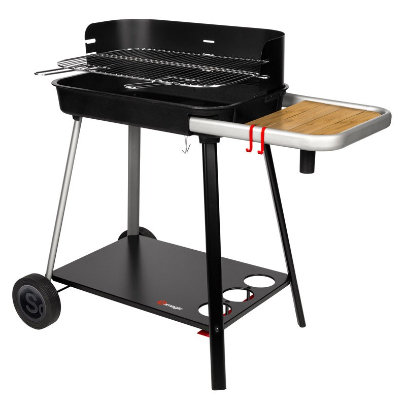 Somagic - Barbecue à charbon vulcano 2300 avec cuve en fonte