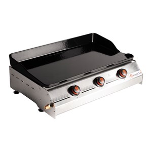 Plancha gaz 3 feux so premium