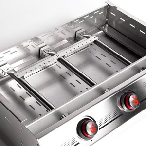 Plancha gaz 3 feux so premium