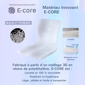 Coussin ergonomique pinto-w gris