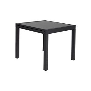 Salon de jardin lampedusa extensible textilène gris 8 pl. Aluminium anthracite