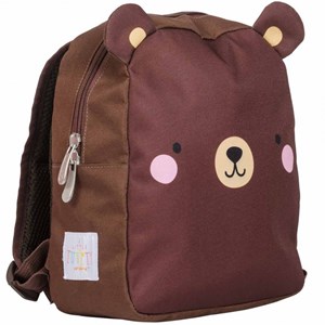 Sac à dos bébé marron ours