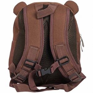 Sac à dos bébé marron ours