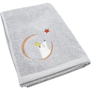 Serviette de bain grise ours (50 x 100 cm)