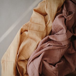 Maxi lange en coton bio cedar (120 x 120 cm)
