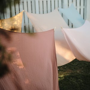 Maxi lange en coton bio cedar (120 x 120 cm)