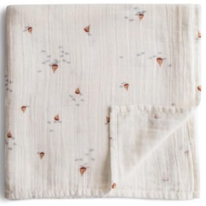 Maxi lange en coton bio boats (120 x 120 cm)
