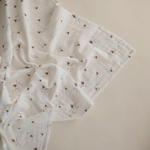 Maxi lange en coton bio boats (120 x 120 cm)