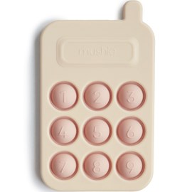 Pop it en silicone téléphone blush