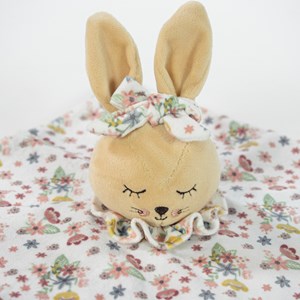 Doudou plat lapin garden
