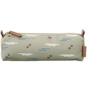 Trousse scolaire crocodile