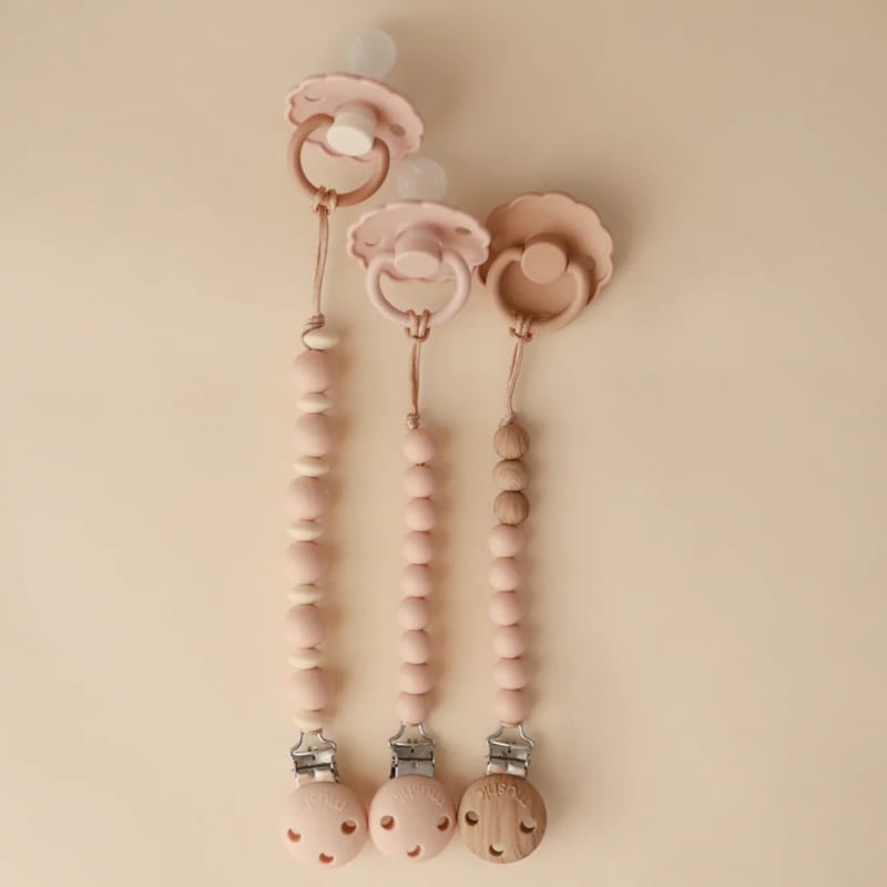 Attache sucette eva blush (Mushie) - Image 3