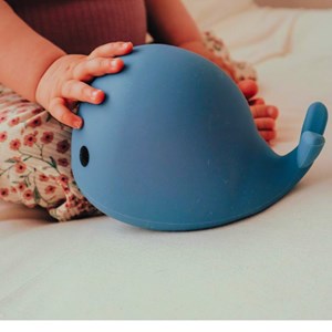 Veilleuse moby rechargeable bleue (12 cm)